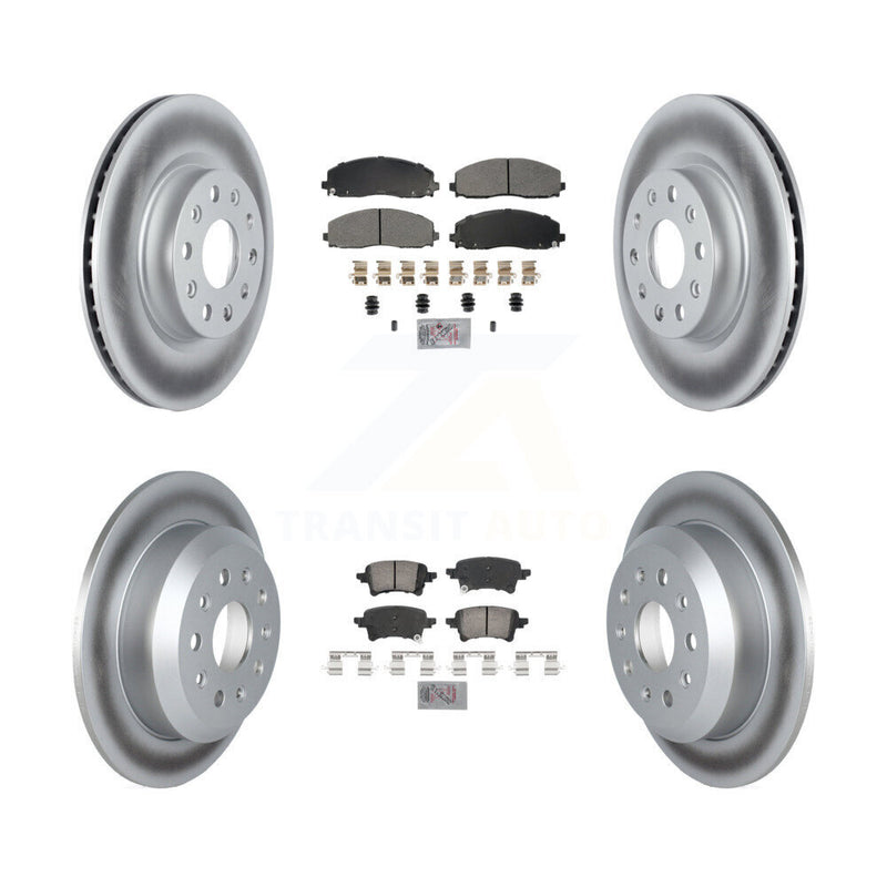 Transit Auto KGA-105791 Disc Brake Kit for 2021 Jeep Wrangler - Front and Rear