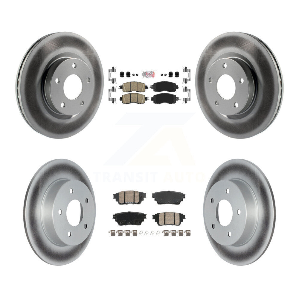 Transit Auto KGA-105792 Disc Brake Kit for 2019-2023 Nissan Altima - Front and Rear