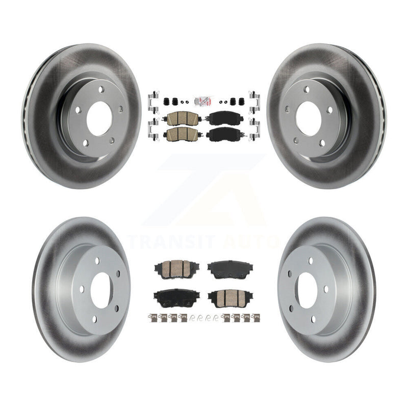 Transit Auto KGA-105792 Disc Brake Kit for 2019-2023 Nissan Altima - Front and Rear