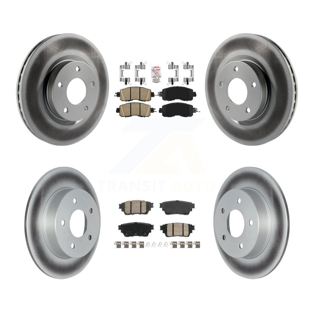 Transit Auto KGA-105793 Disc Brake Kit for 2019-2023 Nissan Altima - Front and Rear