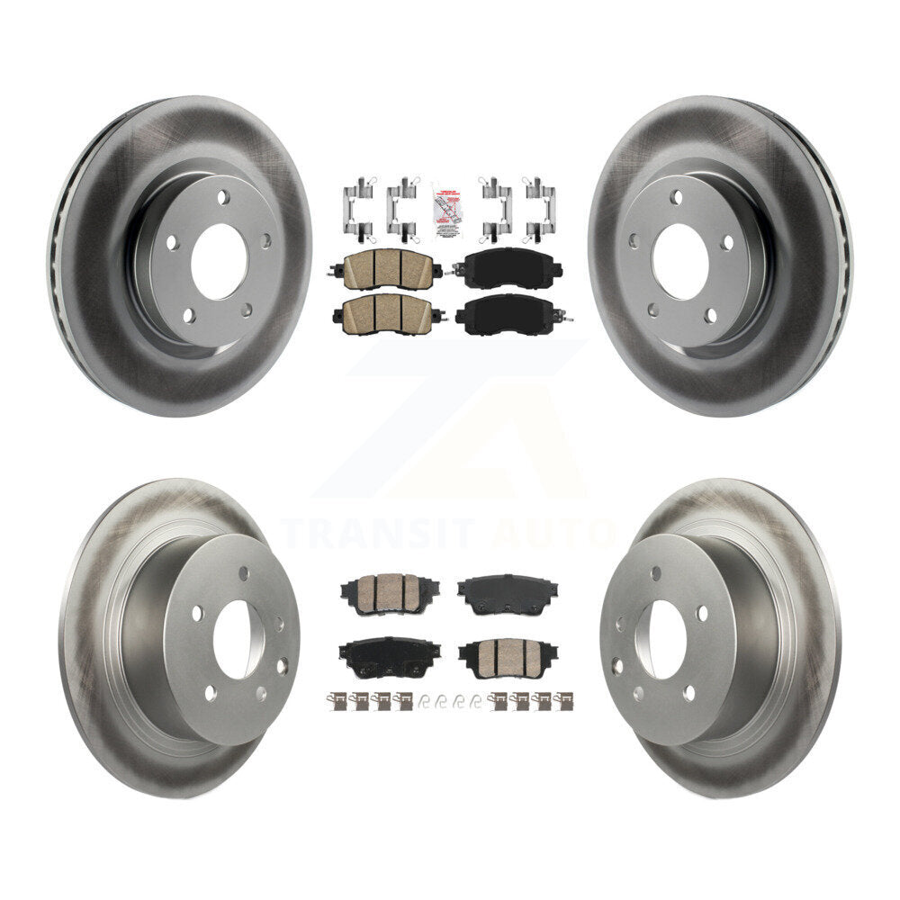 Transit Auto KGA-105795 Disc Brake Kit for 2019-2020 Nissan Altima - Front and Rear