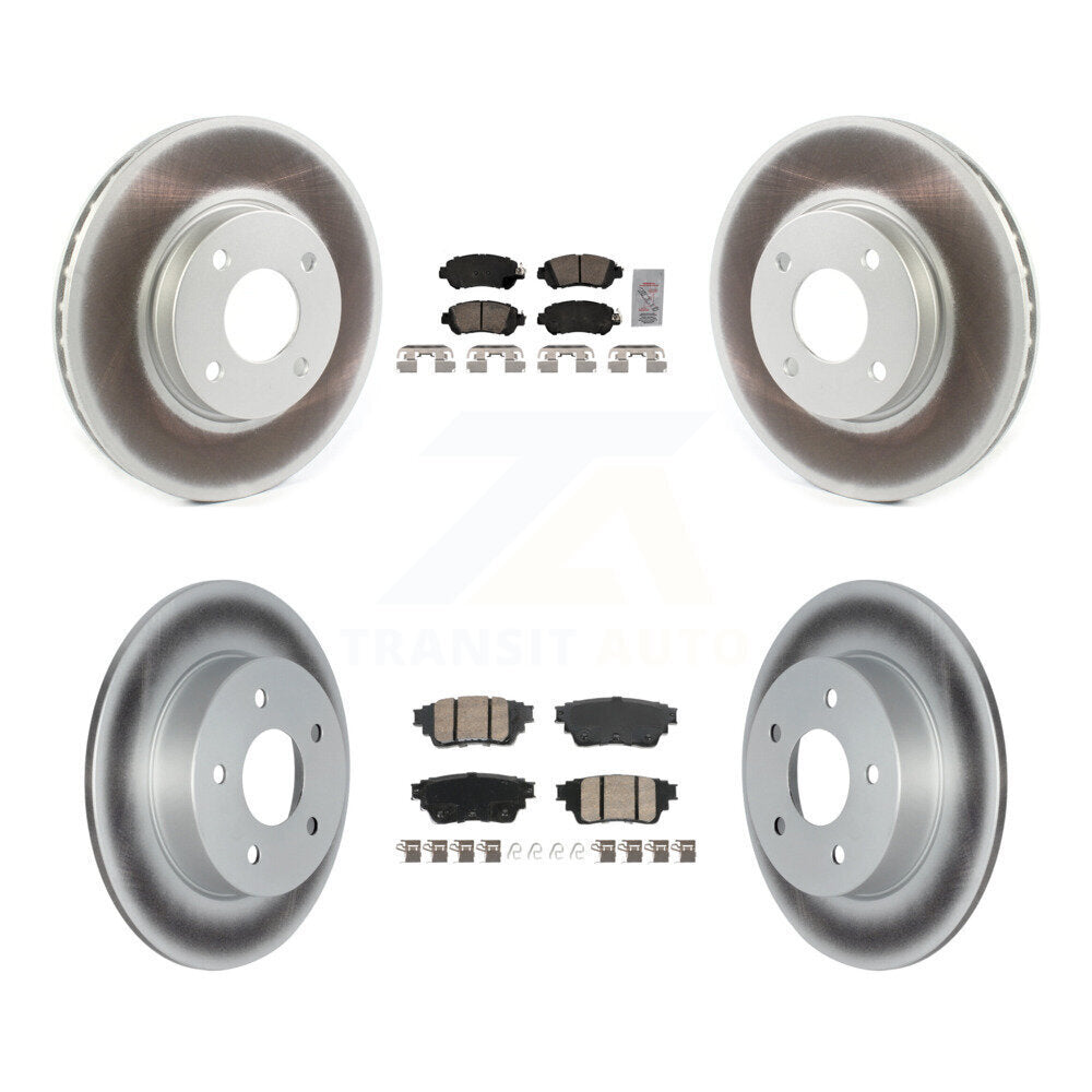 Transit Auto KGA-105796 Disc Brake Kit for 2021-2023 Nissan Kicks - Front and Rear