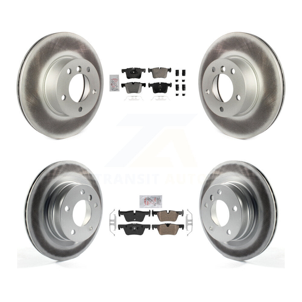 Transit Auto KGA-105818 Disc Brake Kit for 2013-2018 BMW 328d, BMW 320i - Front and Rear