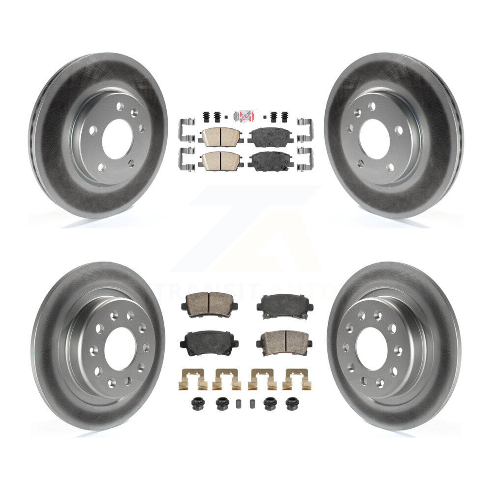 Transit Auto KGA-105821 Disc Brake Kit for 2016 Chevrolet Malibu - Front and Rear