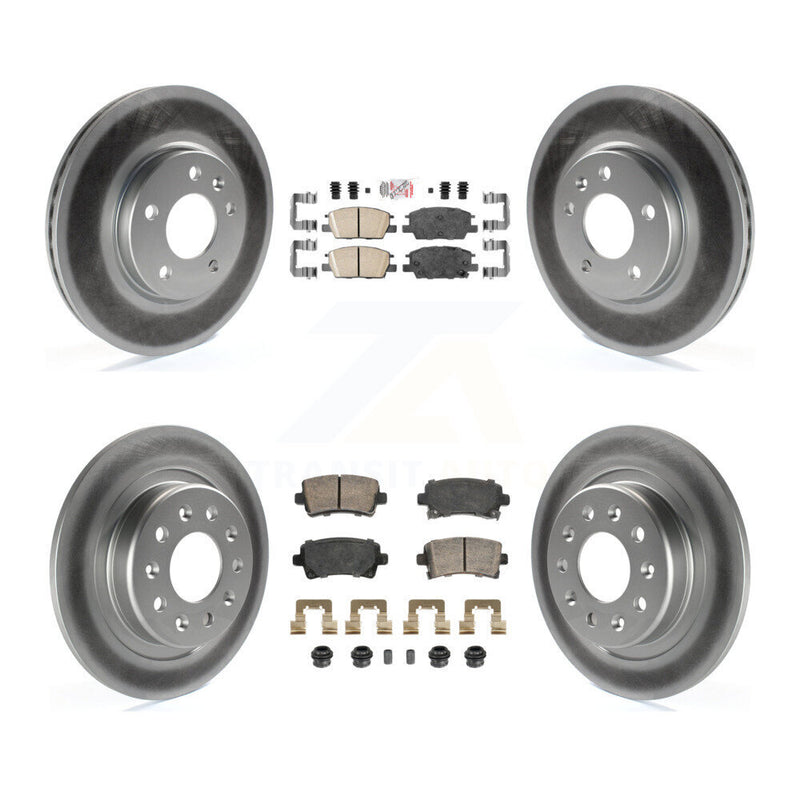 Transit Auto KGA-105821 Disc Brake Kit for 2016 Chevrolet Malibu - Front and Rear