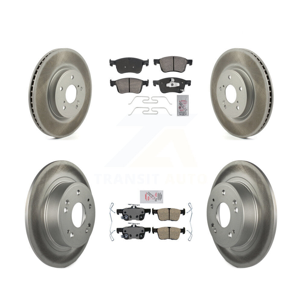 Transit Auto KGA-105828 Disc Brake Kit for 2018-2024 Honda Accord - Front and Rear