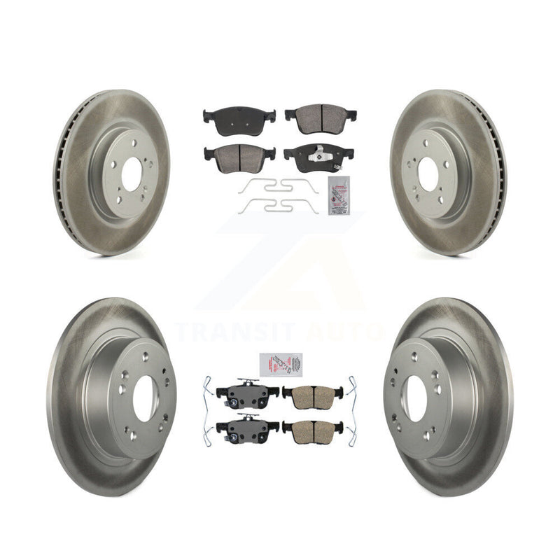 Transit Auto KGA-105828 Disc Brake Kit for 2018-2024 Honda Accord - Front and Rear