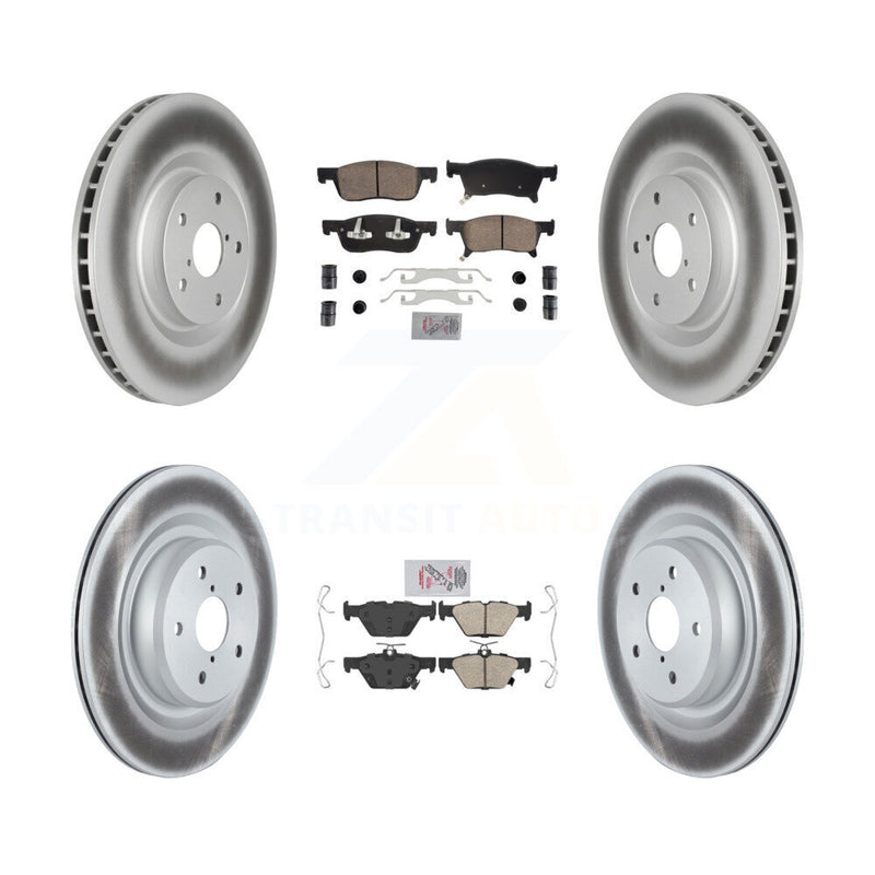 Transit Auto KGA-105830 Disc Brake Kit for 2019-2024 Subaru Ascent - Front and Rear