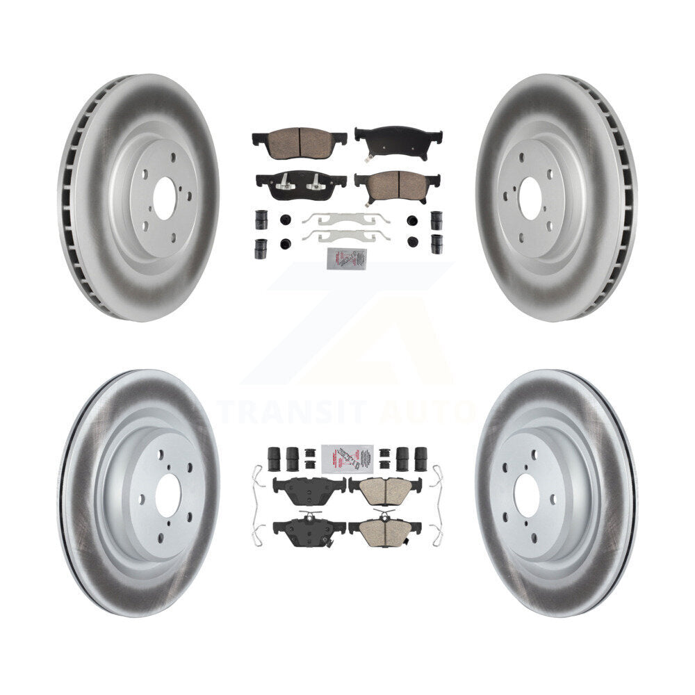 Transit Auto KGA-105831 Disc Brake Kit for 2019-2024 Subaru Ascent - Front and Rear