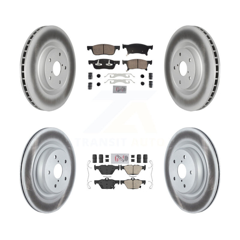 Transit Auto KGA-105831 Disc Brake Kit for 2019-2024 Subaru Ascent - Front and Rear