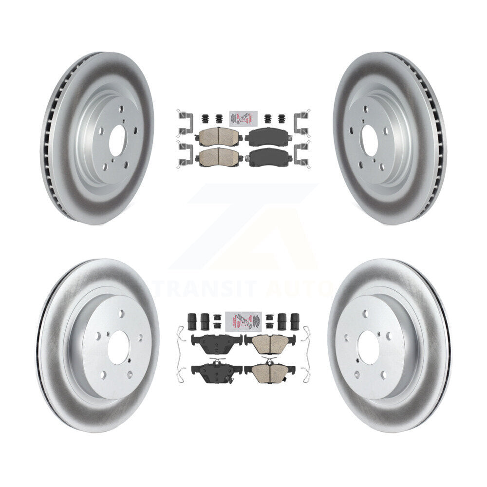 Transit Auto KGA-105835 Disc Brake Kit for 2020-2024 Subaru WRX, Subaru Legacy, Subaru Outback - Front and Rear
