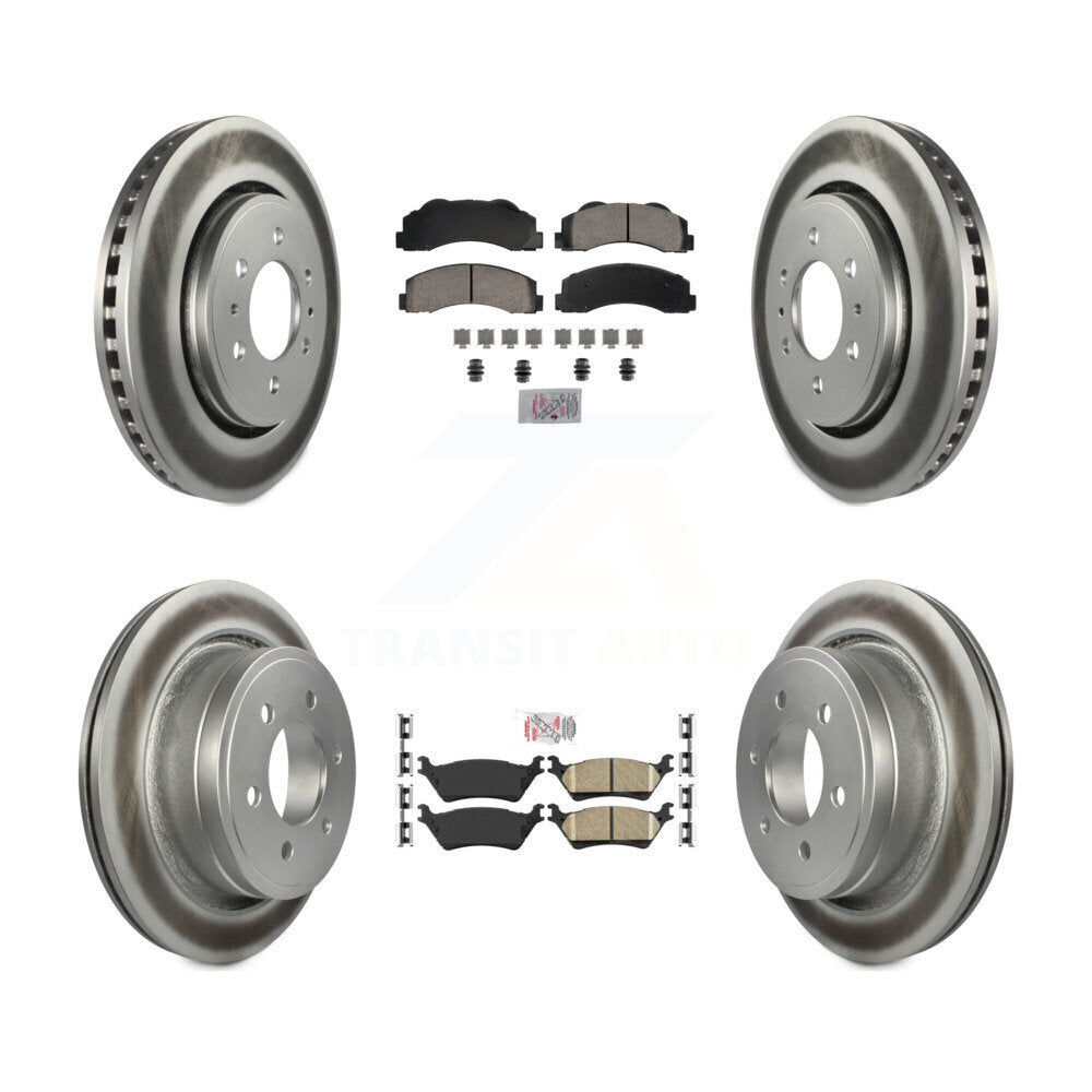Transit Auto KGA-105836 Disc Brake Kit for 2012-2017 Ford F-150 - Front and Rear