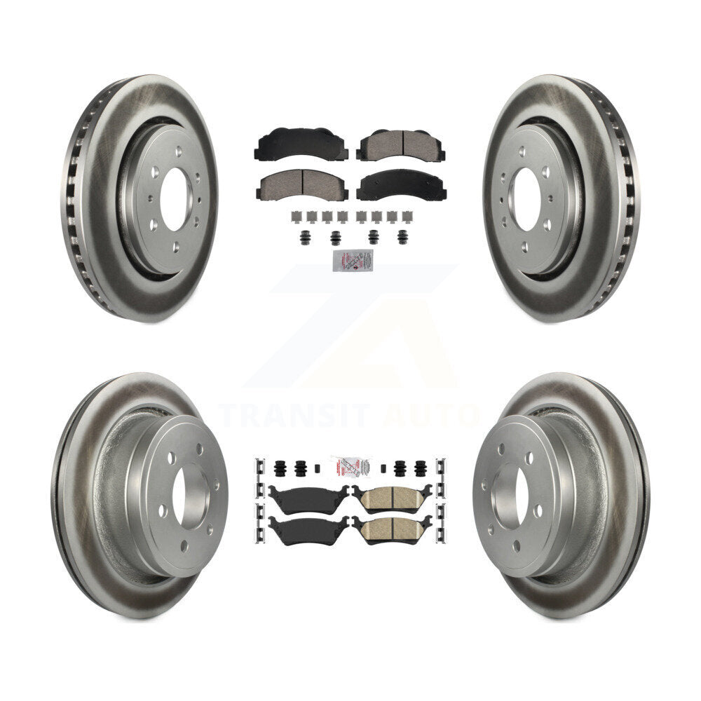 Transit Auto KGA-105838 Disc Brake Kit for 2012-2017 Ford F-150 - Front and Rear