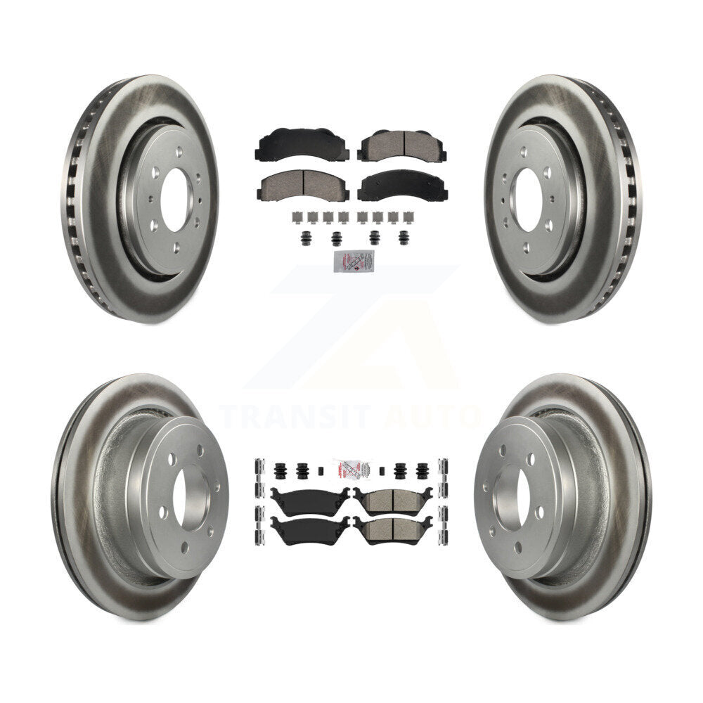 Transit Auto KGA-105840 Disc Brake Kit for 2012-2017 Ford F-150 - Front and Rear