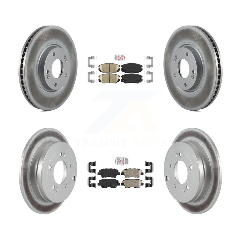 Transit Auto KGA-105853 Disc Brake Kit for 2010 Hyundai Azera - Front and Rear