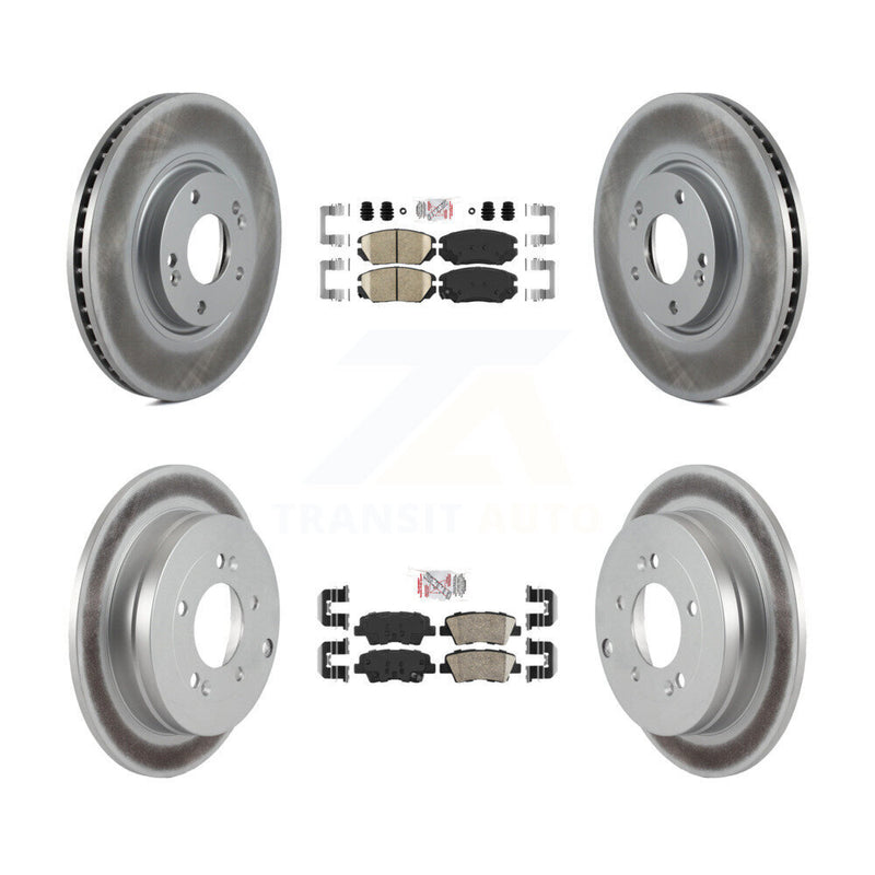 Transit Auto KGA-105854 Disc Brake Kit for 2010 Hyundai Azera - Front and Rear