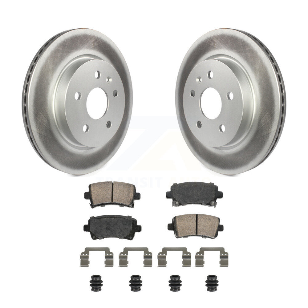 Transit Auto KGA-105862 Disc Brake Kit for 2010-2020 Cadillac XTS, Chevrolet Malibu Limited and More - Rear