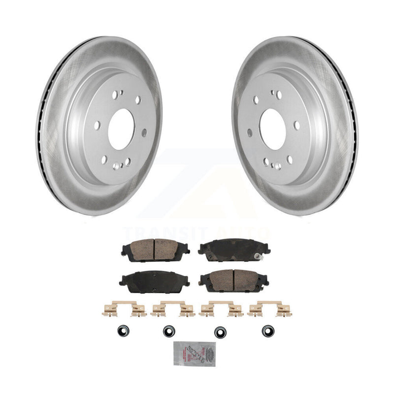 Transit Auto KGA-105873 Disc Brake Kit for 2019 Chevrolet Silverado 1500 LD, GMC Sierra 1500 Limited - Rear