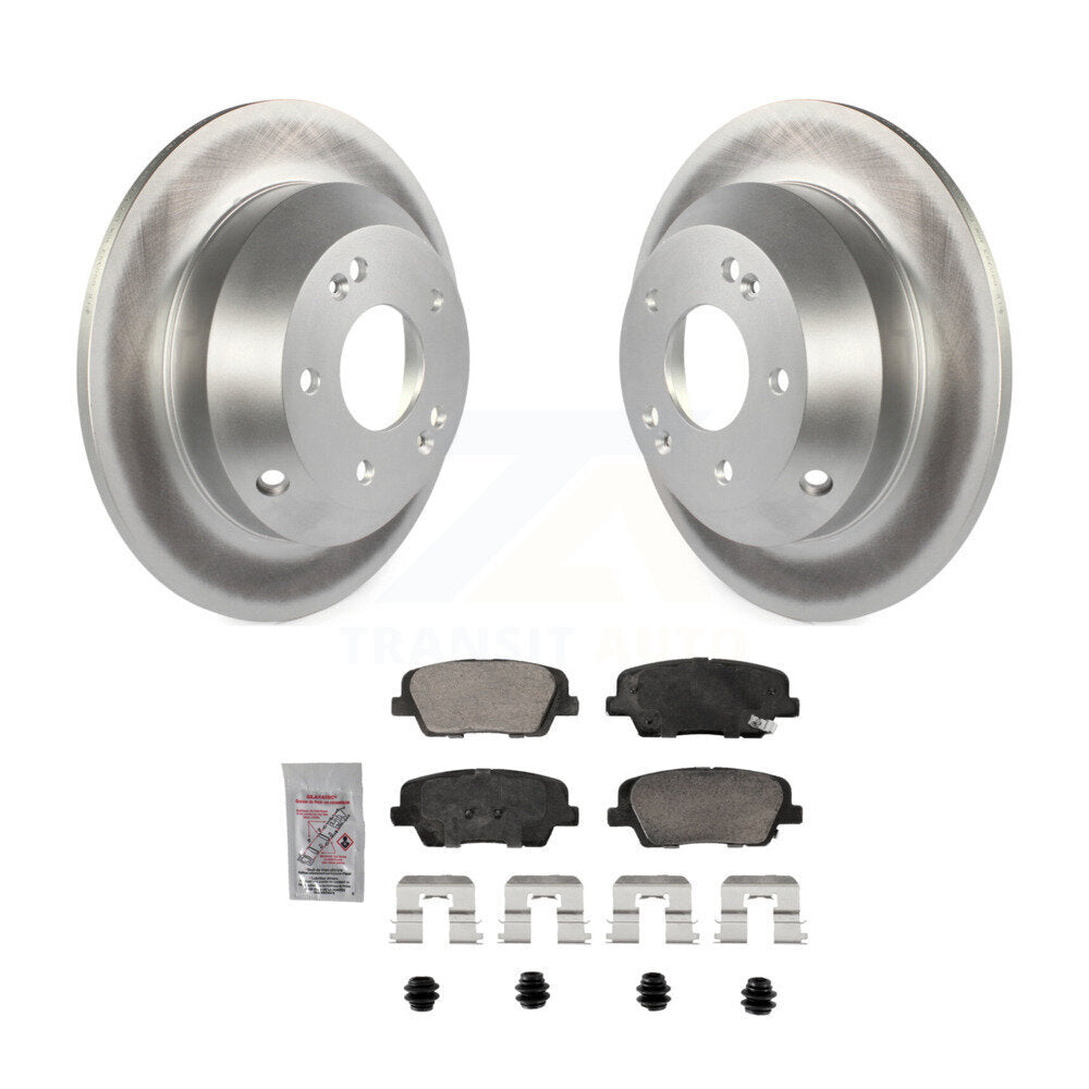Transit Auto KGA-105890 Disc Brake Kit for 2010-2016 Kia Sorento, Hyundai Santa Fe Sport and More - Rear