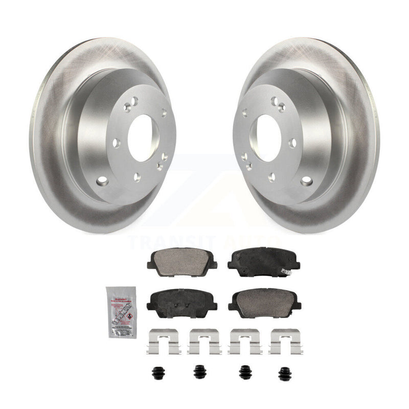 Transit Auto KGA-105890 Disc Brake Kit for 2010-2016 Kia Sorento, Hyundai Santa Fe Sport and More - Rear