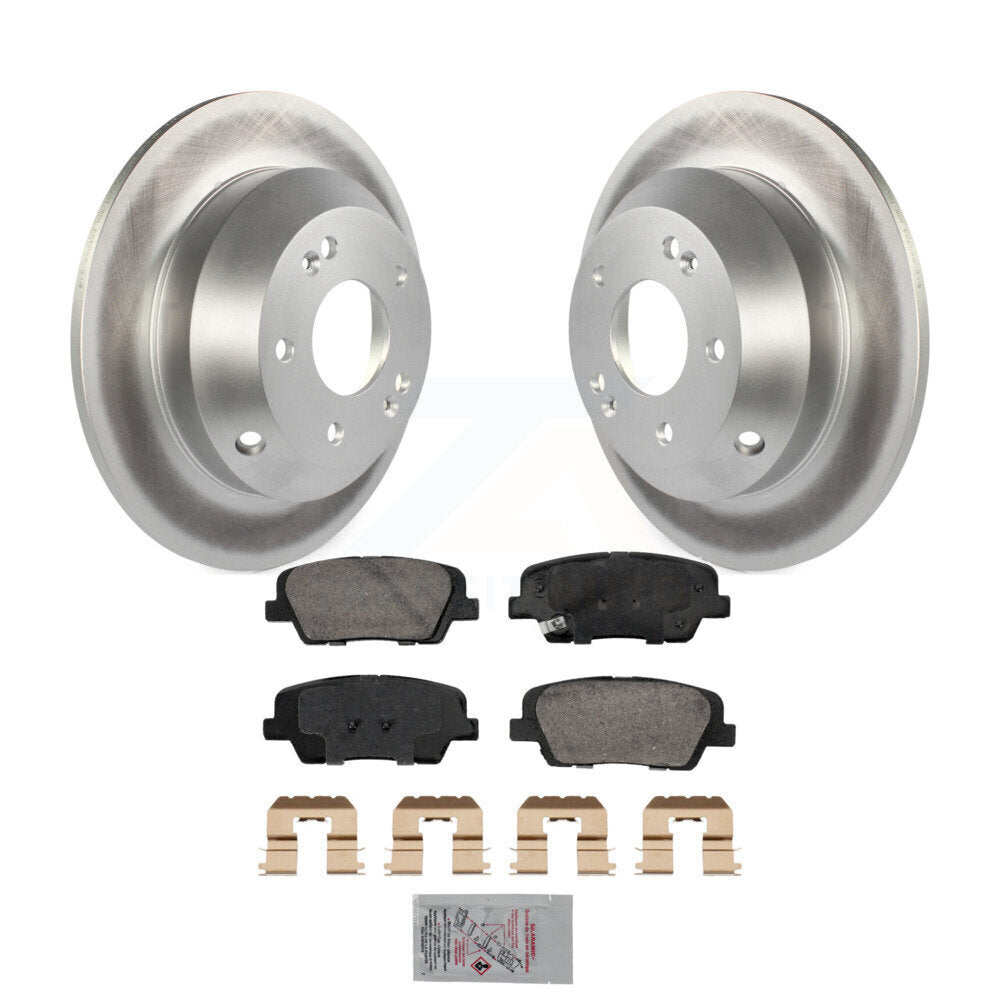 Transit Auto KGA-105891 Disc Brake Kit for 2010-2016 Kia Sorento, Hyundai Santa Fe Sport and More - Rear