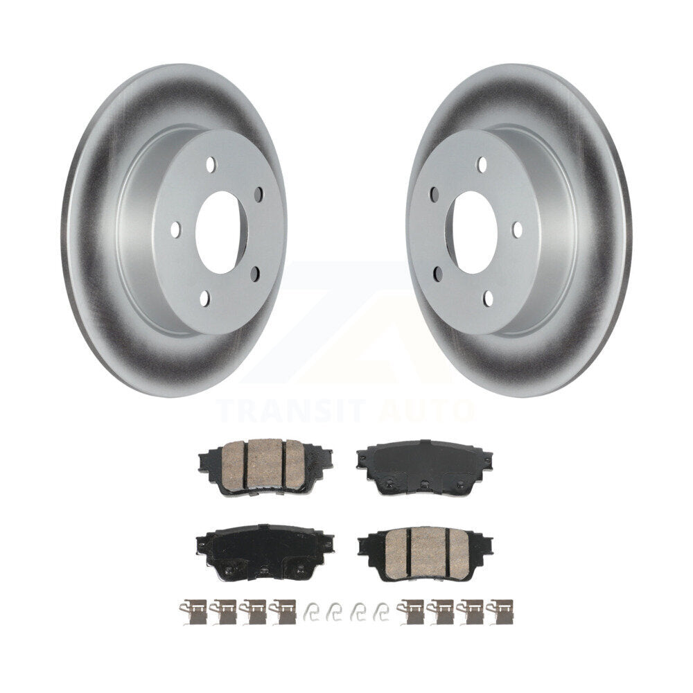 Transit Auto KGA-105897 Disc Brake Kit for 2019-2023 Nissan Altima, Nissan Kicks - Rear