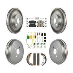 Transit Auto KGA-105911 Disc Brake Kit for 2014-2018 Toyota Yaris - Front and Rear