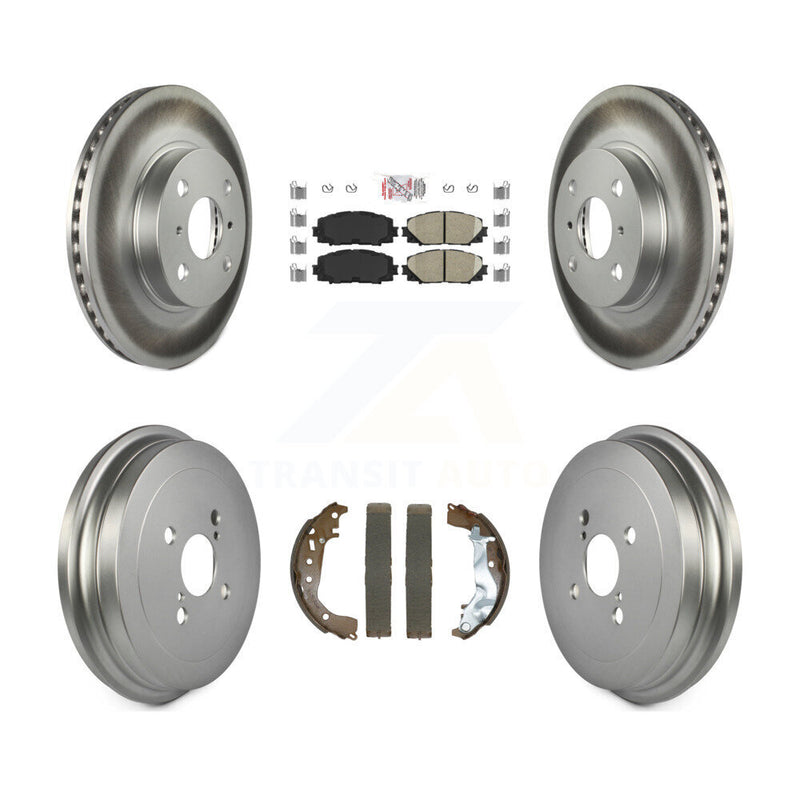 Transit Auto KGA-105912 Disc Brake Kit for 2014-2018 Toyota Yaris - Front and Rear