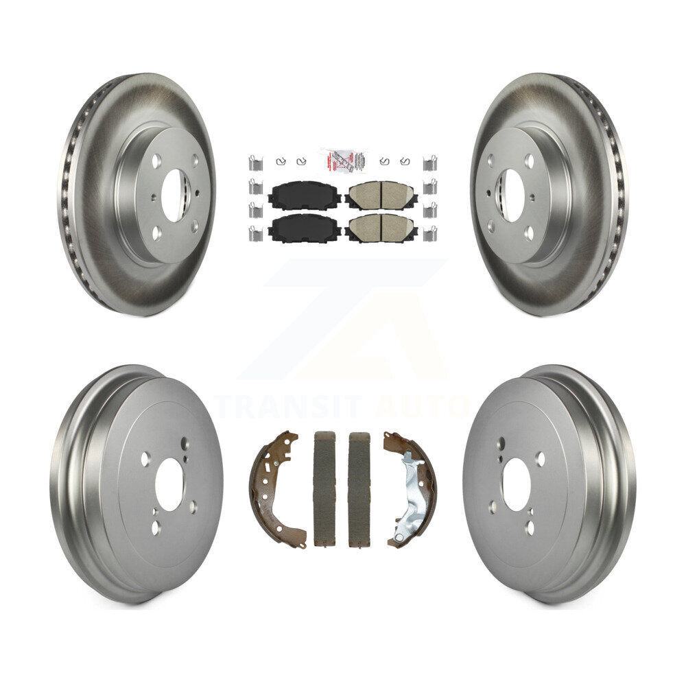 Transit Auto KGA-105913 Disc Brake Kit for 2014-2018 Toyota Yaris - Front and Rear