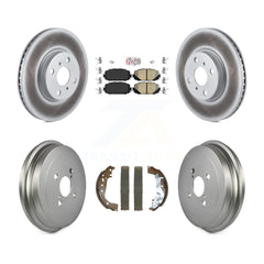 Transit Auto KGA-105914 Disc Brake Kit for 2015-2018 Toyota Yaris - Front and Rear