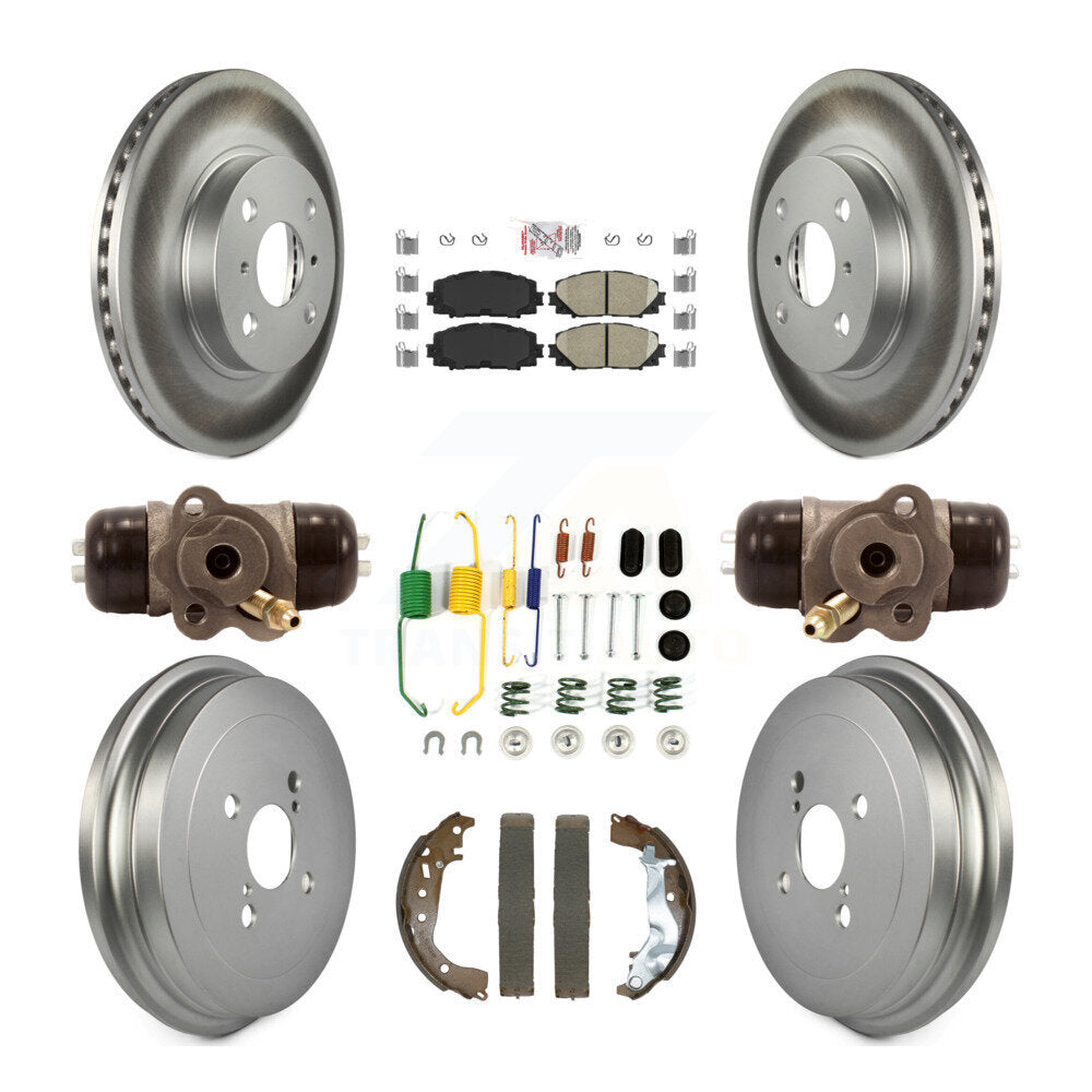 Transit Auto KGA-105915 Disc Brake Kit for 2014-2018 Toyota Yaris - Front and Rear