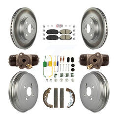 Transit Auto KGA-105915 Disc Brake Kit for 2014-2018 Toyota Yaris - Front and Rear