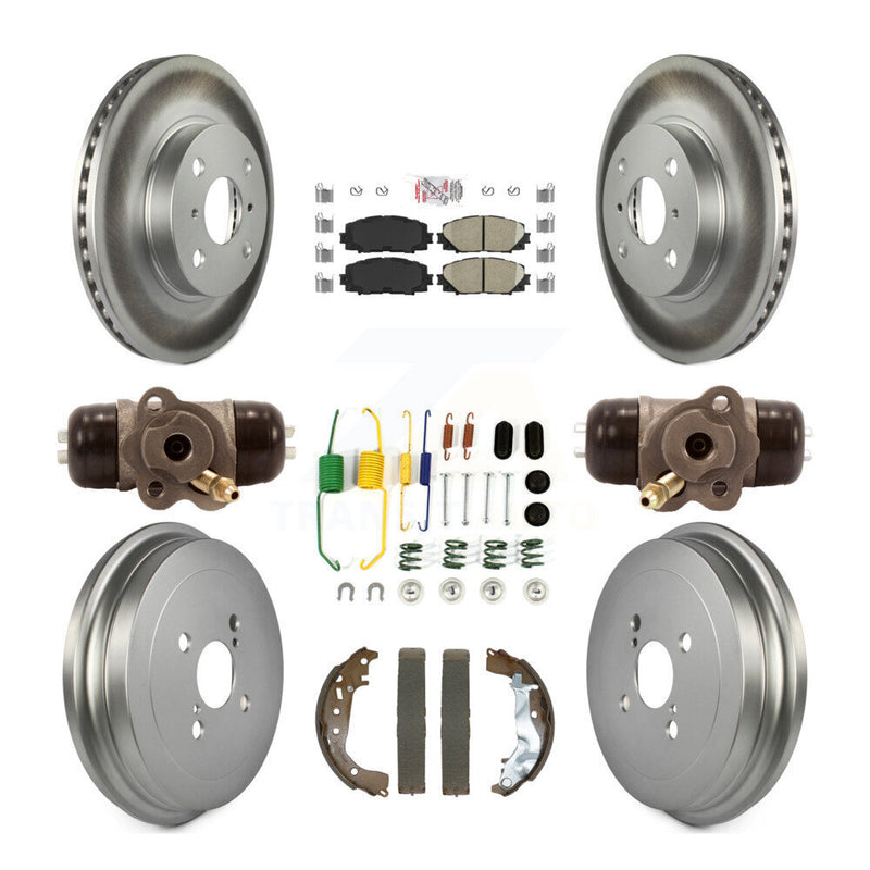 Transit Auto KGA-105915 Disc Brake Kit for 2014-2018 Toyota Yaris - Front and Rear