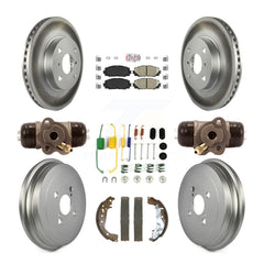 Transit Auto KGA-105916 Disc Brake Kit for 2014-2018 Toyota Yaris - Front and Rear