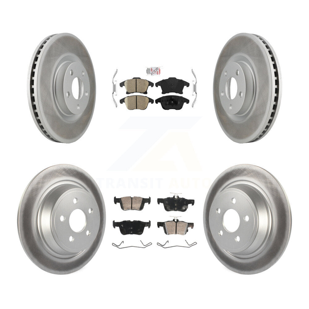 Transit Auto KGA-105937 Disc Brake Kit for 2019-2020 Ford Police Responder Hybrid - Front and Rear