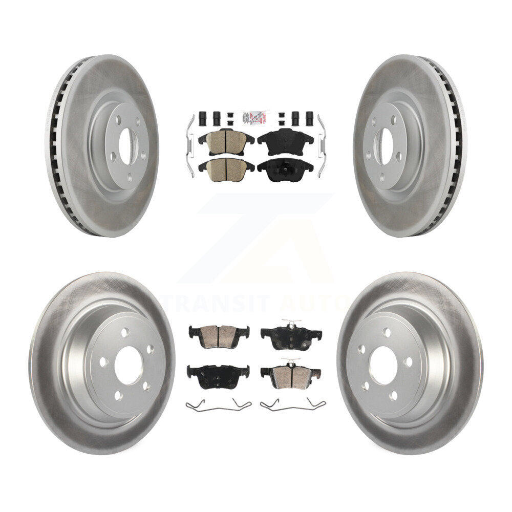 Transit Auto KGA-105938 Disc Brake Kit for 2019-2020 Ford Police Responder Hybrid - Front and Rear