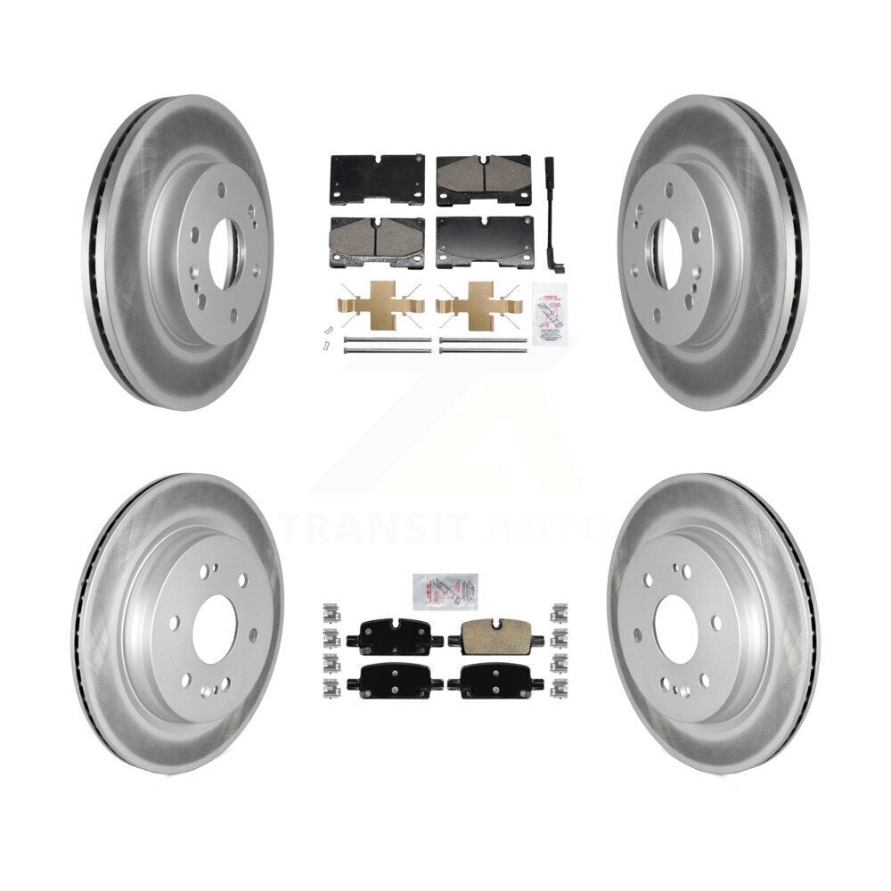 Transit Auto KGA-105942 Disc Brake Kit for 2019-2024 Chevrolet Silverado 1500 LTD, GMC Sierra 1500 Limited and More - Front and Rear