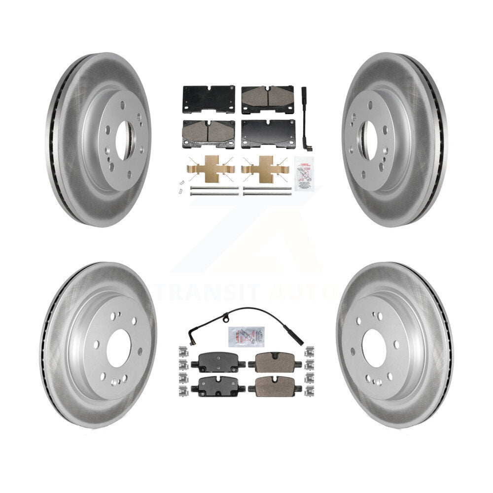 Transit Auto KGA-105943 Disc Brake Kit for 2019-2024 Chevrolet Silverado 1500 LTD, GMC Sierra 1500 Limited and More - Front and Rear