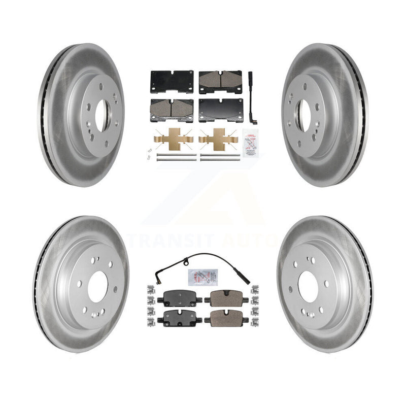 Transit Auto KGA-105943 Disc Brake Kit for 2019-2024 Chevrolet Silverado 1500 LTD, GMC Sierra 1500 Limited and More - Front and Rear