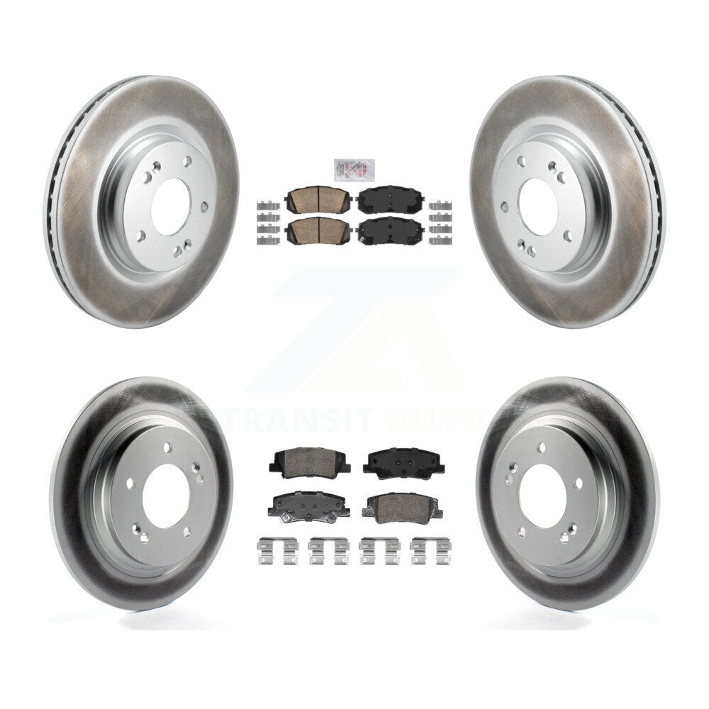 Transit Auto KGA-105944 Disc Brake Kit for 2020-2025 Hyundai Sonata, Kia Niro EV, Kia K5 - Front and Rear