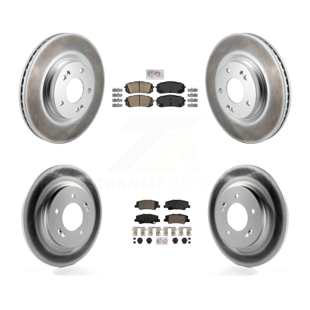 Transit Auto KGA-105945 Disc Brake Kit for 2020-2025 Hyundai Sonata, Kia Niro EV, Kia K5 - Front and Rear