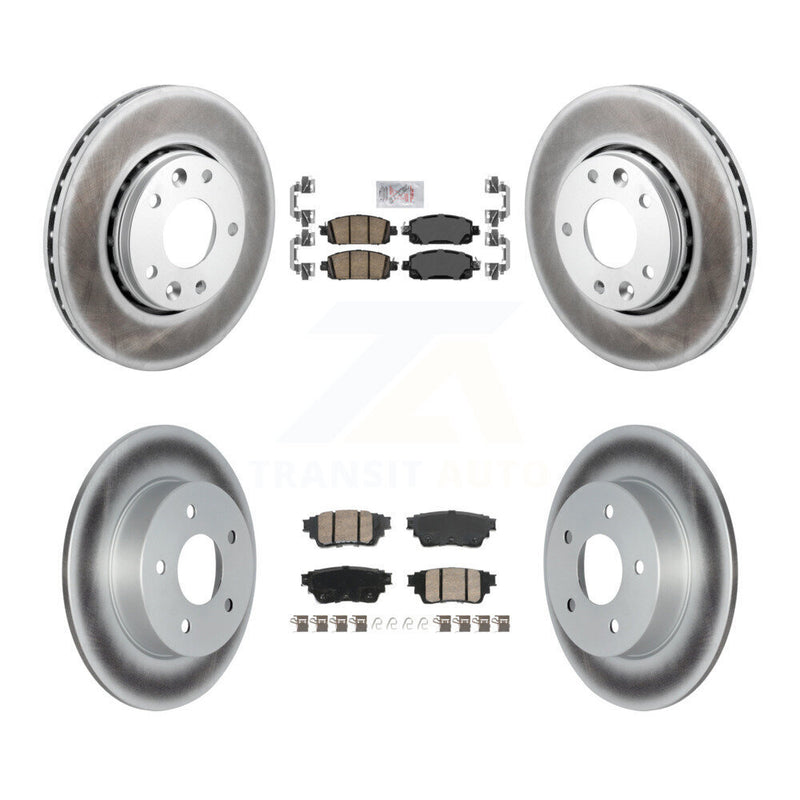 Transit Auto KGA-105946 Disc Brake Kit for 2021-2023 Nissan Kicks - Front and Rear