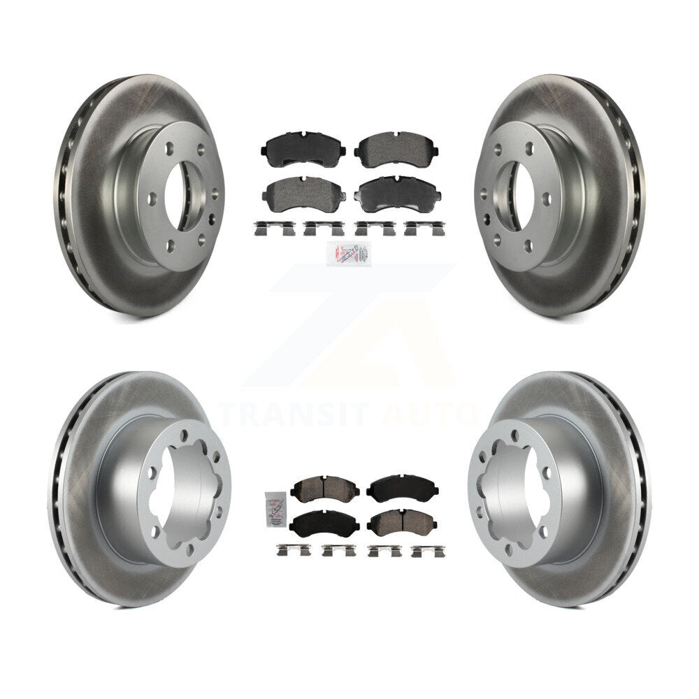 Transit Auto KGA-105951 Disc Brake Kit for 2019-2023 Mercedes-Benz Sprinter 3500, Mercedes-Benz Sprinter 3500XD, Mercedes-Benz Sprinter 4500 - Front and Rear