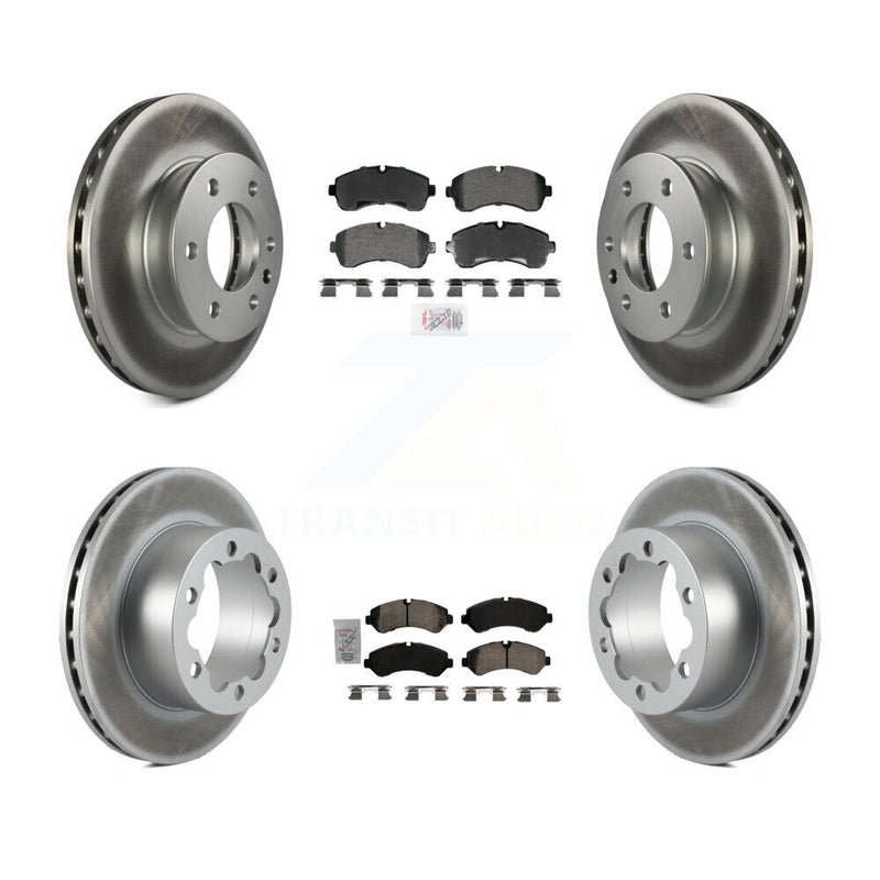Transit Auto KGA-105951 Disc Brake Kit for 2019-2023 Mercedes-Benz Sprinter 3500, Mercedes-Benz Sprinter 3500XD, Mercedes-Benz Sprinter 4500 - Front and Rear