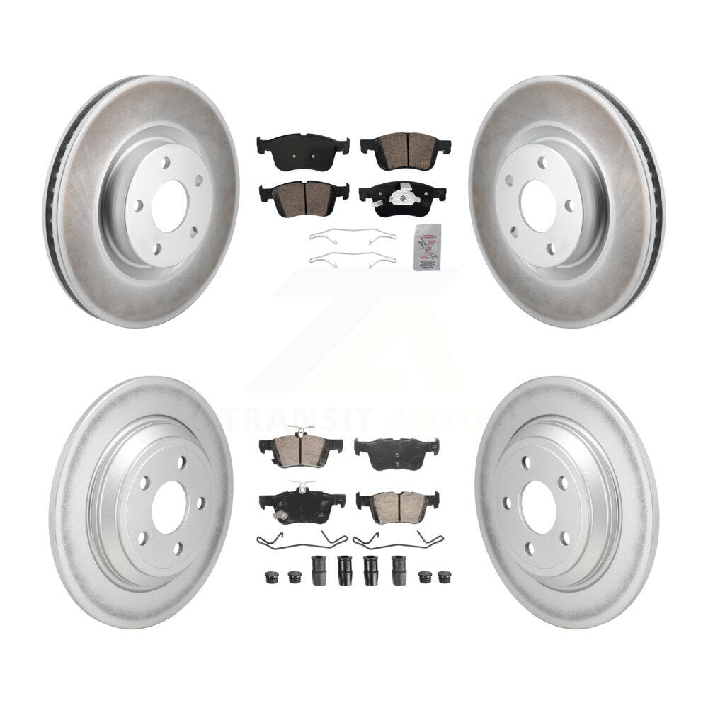 Transit Auto KGA-105953 Disc Brake Kit for 2020-2023 Ford Bronco Sport, Lincoln Corsair, Ford Escape - Front and Rear