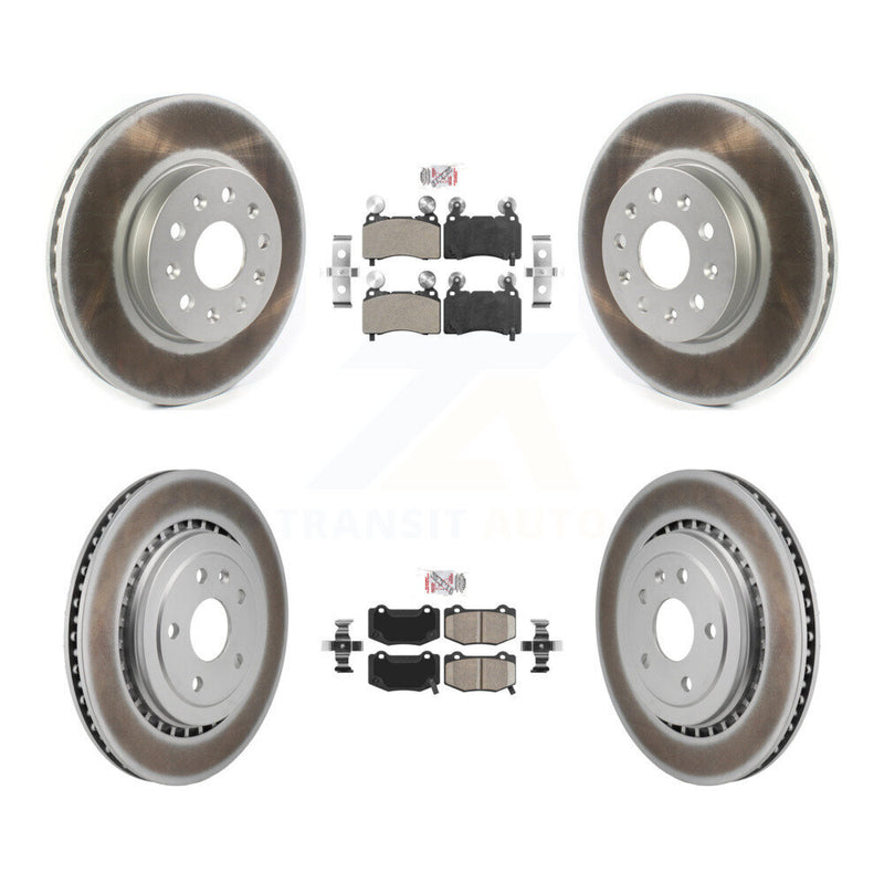 Transit Auto KGA-105956 Disc Brake Kit for 2016 Chevrolet Camaro - Front and Rear