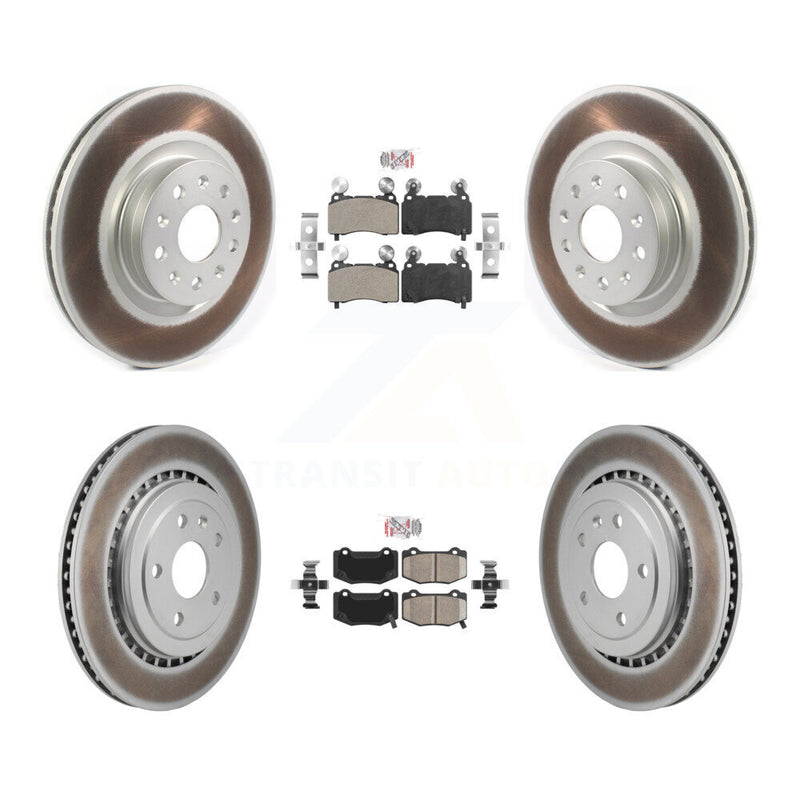 Transit Auto KGA-105957 Disc Brake Kit for 2016 Chevrolet Camaro - Front and Rear