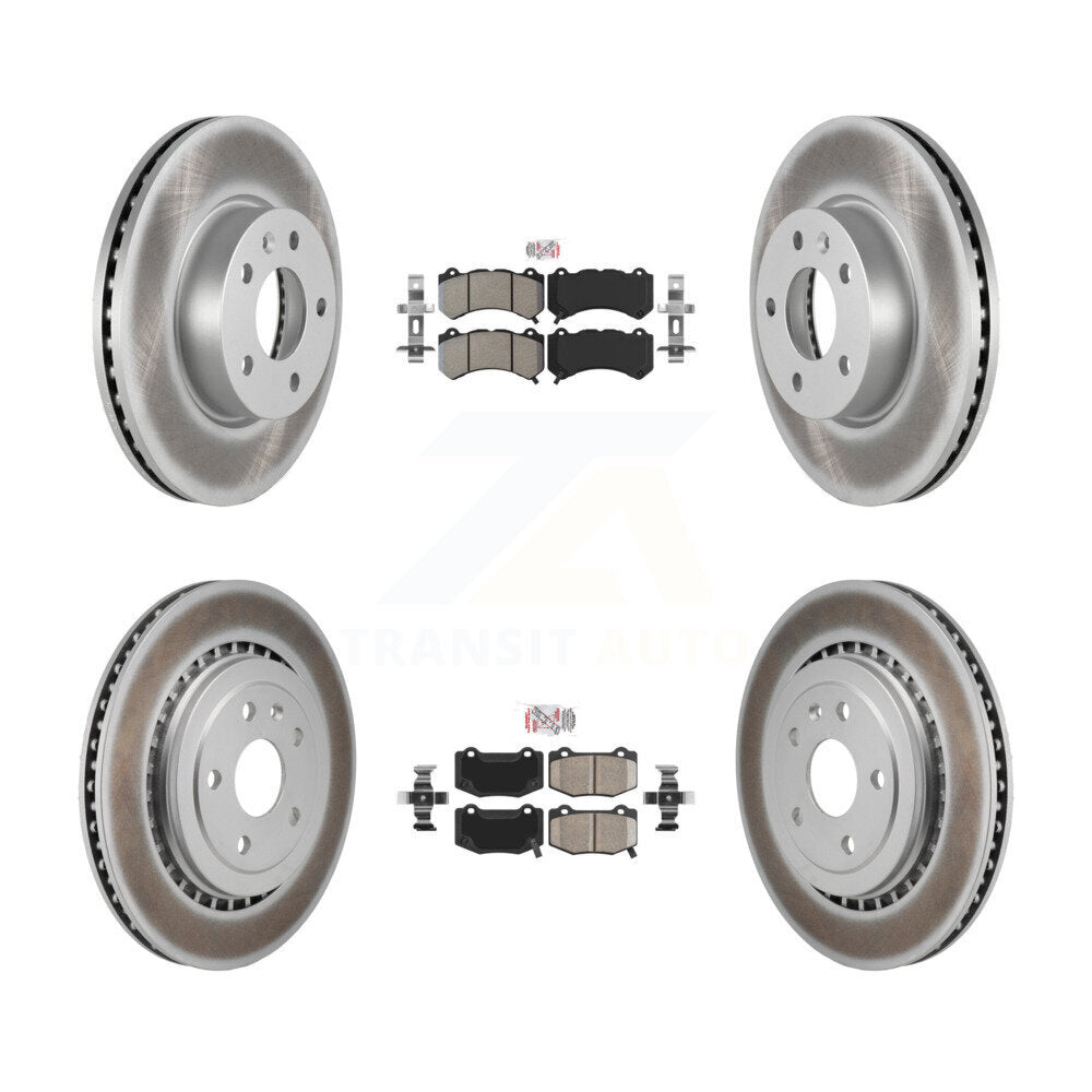 Transit Auto KGA-105966 Disc Brake Kit for 2017 Cadillac ATS - Front and Rear