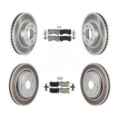 Transit Auto KGA-105966 Disc Brake Kit for 2017 Cadillac ATS - Front and Rear