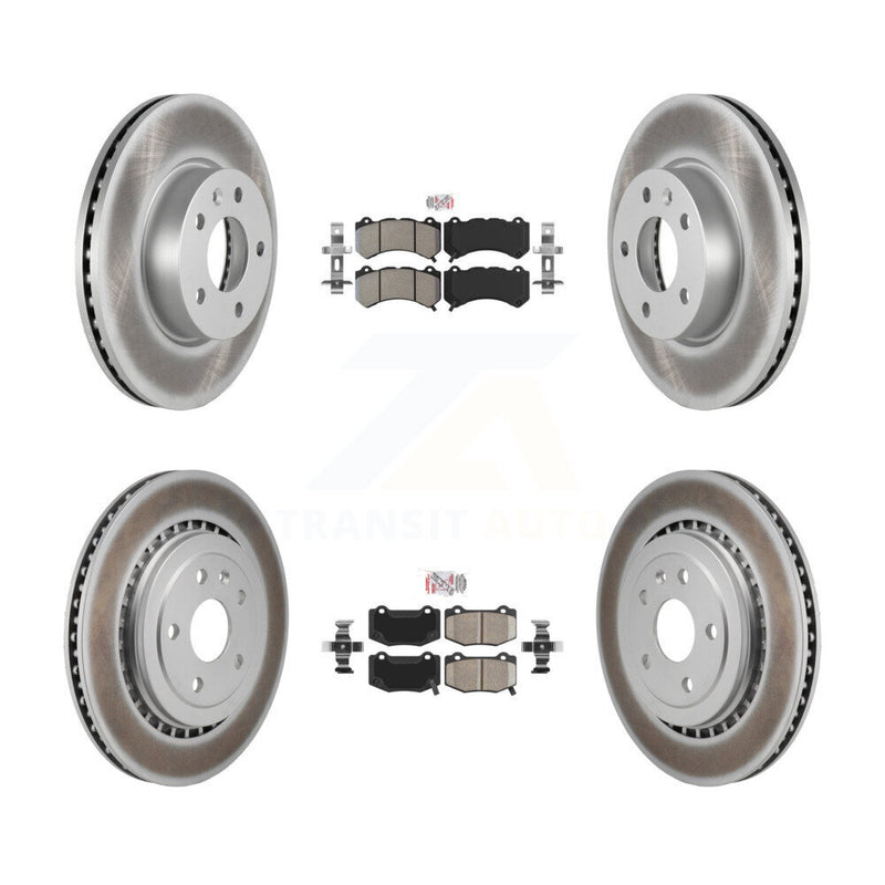 Transit Auto KGA-105966 Disc Brake Kit for 2017 Cadillac ATS - Front and Rear